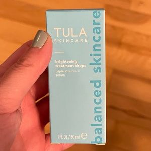 BNIB - Tula brightening treatment drops - 
triple vitamin c serum